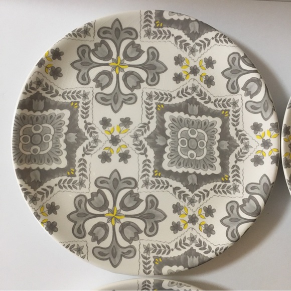 4 Pier 1 Imports Malina Tapestry Earthenware Round Salad Plates - Picture 6 of 13